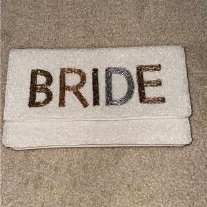 Beaded Bride Clutch